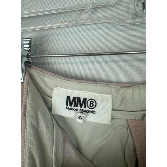 MM6 Maison Margiela Flared Suit Trousers Wool Pink Size 38 IT  26x29 - Picture 5 of 6